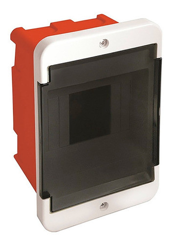 Caja Pvc De 4 Modulos De Interior  De Embutir Pr403 Roker 0