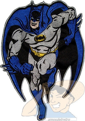 Parche Bordado Batman Super Powers Para Espalda Amigos 0