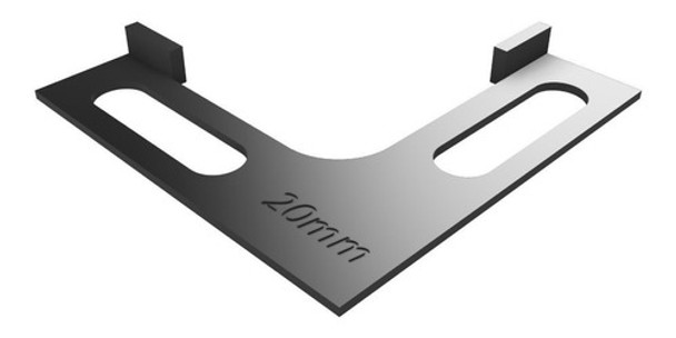 Plantilla Curva Interna Router Radio De 10/15/20/25mm C/unid 0