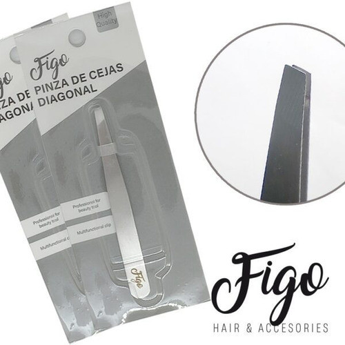 Pinza Para Cejas Figo Diagonal 0