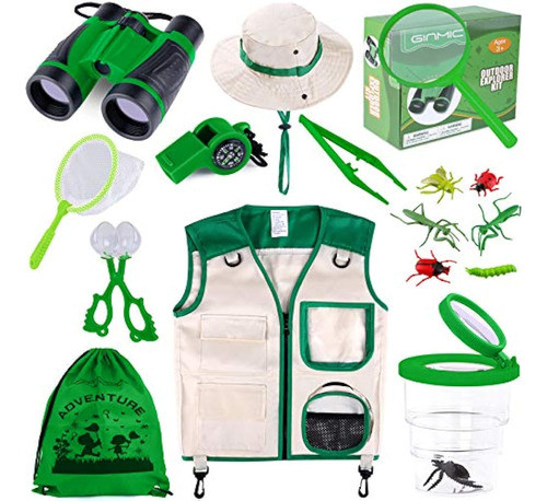 Ginmic Kit De Explorador Para Niños Y Kit De 0
