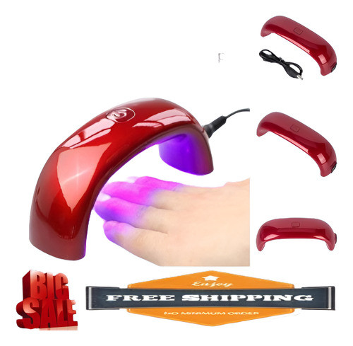 Mini Portátil Led Luz Secador De Uñas Máquina De Curado De L 0