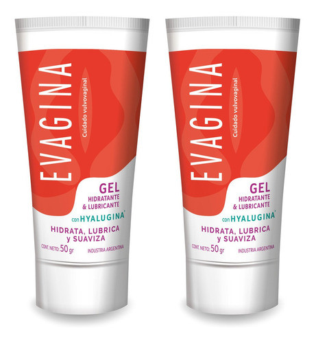 k-y gel lubricante esteril Evagina Hydrating and Lubricating Vaginal Gel 50ml x 2 Pack