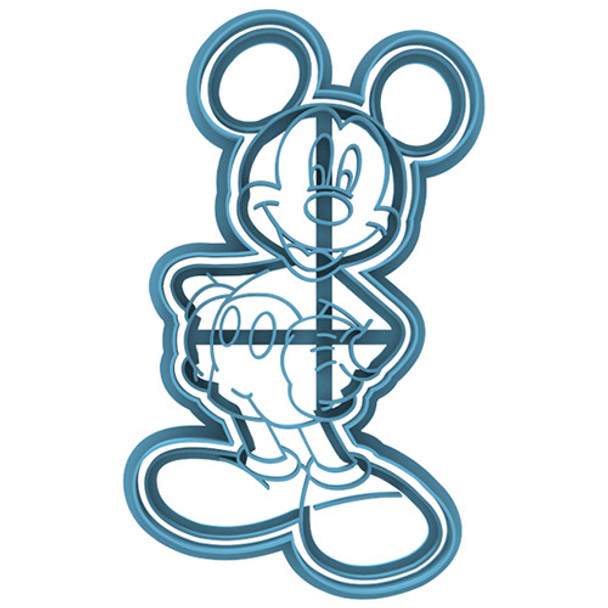 2253 Mickey Entero 15cm Cortante Para Galletas 0