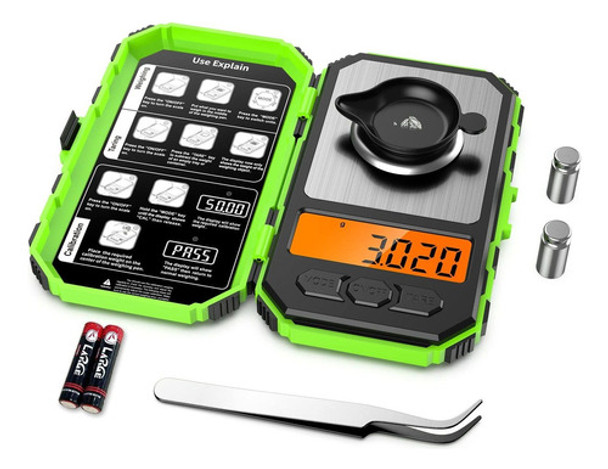 Oria Báscula Digital De Bolsillo, Mini Báscula De 1.76 o. 0