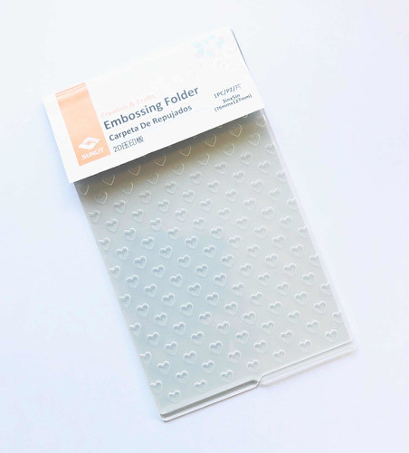 Carpeta De Embossing- Texturizadora- Repujado Corazón 0