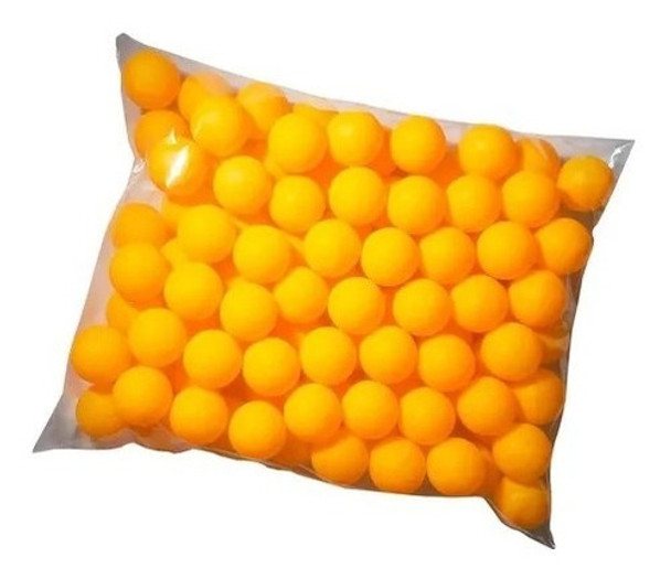 Bolinhas De Ping Pong Laranja Pacote C/ 100 Unidades 0