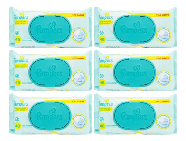 Pampers X6 Toallitas Húmedas Bebés Recién Nacidos Suaves 6c 0 Pampers X6 Toallitas Húmedas Bebés Recién Nacidos Suaves 6c 0