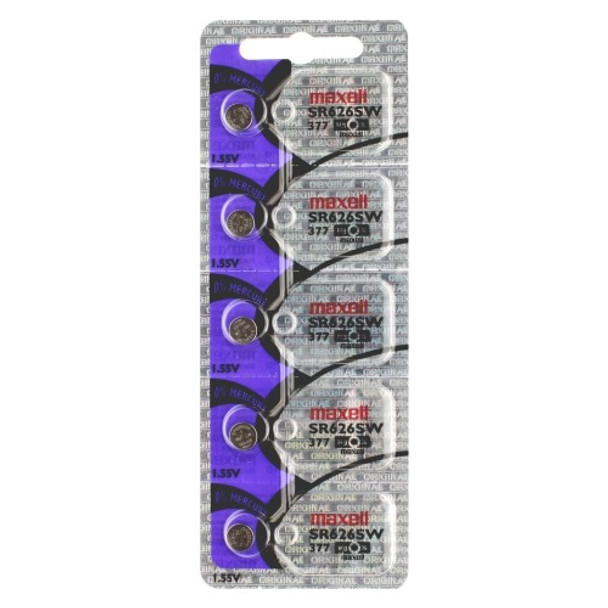 Pilas Maxell 377 Sr626sw Blister X5 Unidades 0