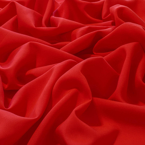 Tecido Viscose Vermelha 100% Viscose 1,40 M Largura 0
