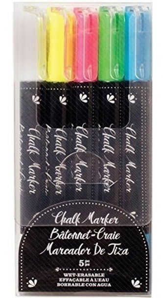 American Crafts Erasable Chalk Markers Por Un Conjunto De 5 0