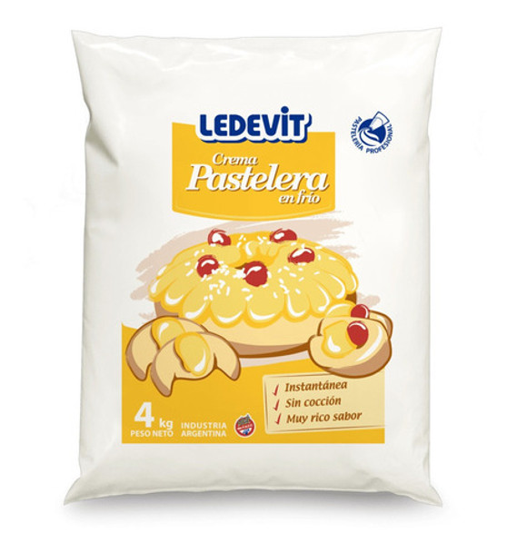 Crema Pastelera En Polvo Ledevit 4 Kg. 0