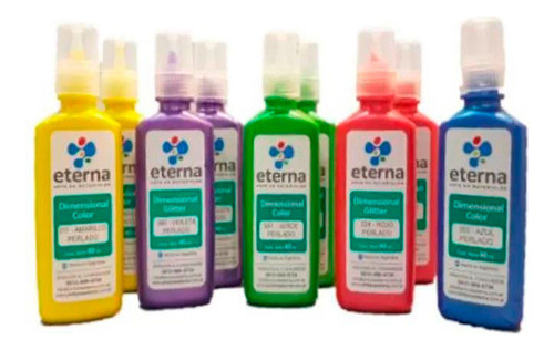 Pintura Relieve Dimensional Traslucidos 40ml .eterna 0