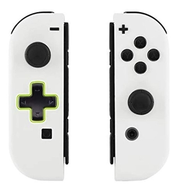 Carcasa Del Controlador De Mano Joycon Blanco Extremerate So 0