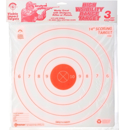 Objetivo De Rango, Blanco Para Tiro Crosman 0