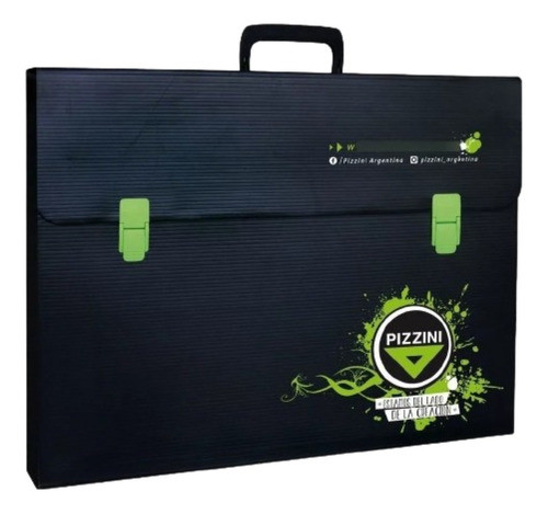 Porta Tablero De Dibujo Tecnico 40x50 Pizzini Maletin Valija 0