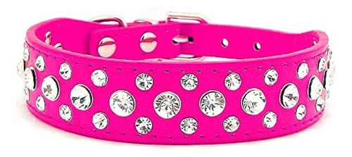 Collar De Perro De Diamantes De Imitación, Bling Rhinestone 0