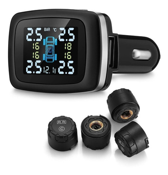Monitoreo Tpms Presión Temperatura Neumáticos Auto Encendedo 0