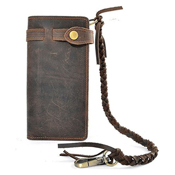 Rs Billetera Para Hombre De Cuero Largo Estilo Vintage Con B 0 Rs Billetera Para Hombre De Cuero Largo Estilo Vintage Con B 0