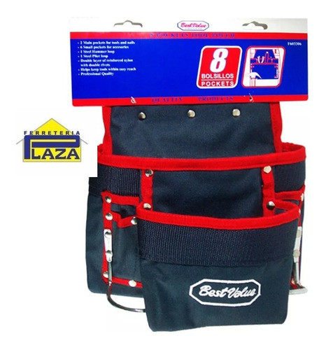 Porta Herramientas Para Cinturón 8 Bolsillos Best Value 0