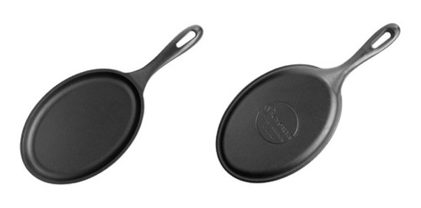 Sartén Hierro Esmaltado Vítreo Ovalado Victoria 25x18 Cm 0