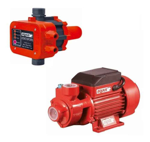 Kit Bomba De Agua Periférica 0.5hp + Control Automático Equu 0