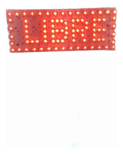 Bandera De Taxi Libre En Led 0