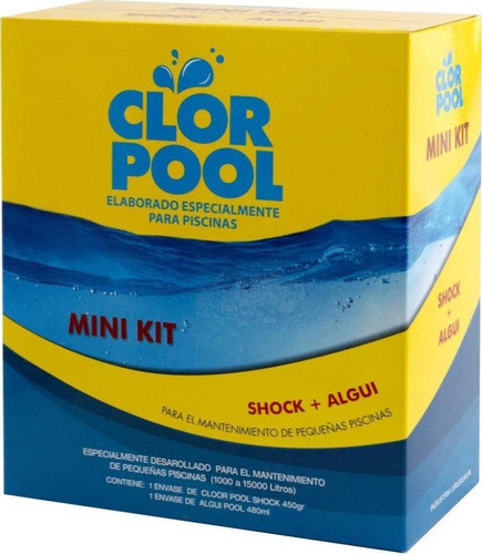 Kit Para Piscina Hasta 15000l Cloro Shock Alguicida Clorpool 0