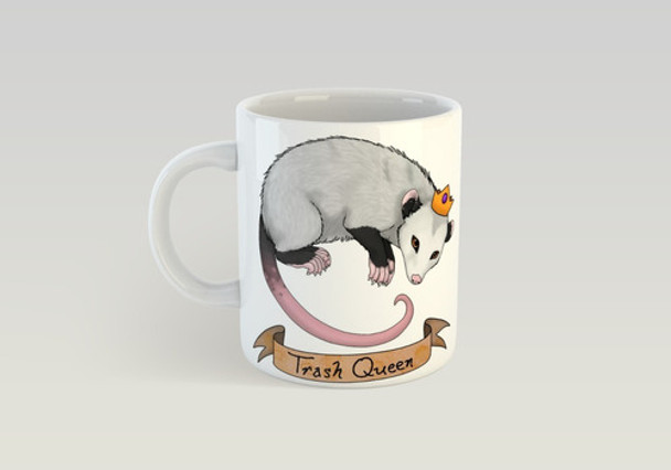 Taza Trash Queen De Cerámica 0