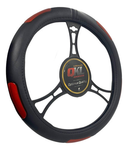 Funda Cubre Volante Auto Reflectivo Rojo 38cm 39cm Universal 0