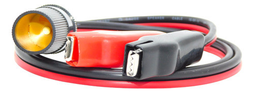 Adaptador Cable Batería Moto 12v Pinzas Toma 12v Compresor F 0
