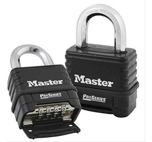 2 X Candado De Combinación Masterlock 1178d (cuerpo De Fundi 0