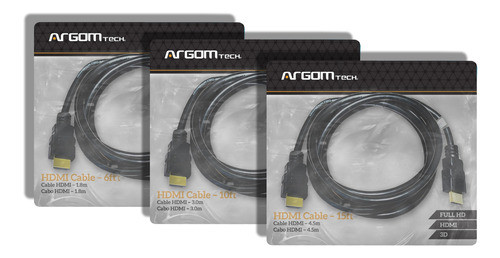 Cable Argom Hdmi Hdmi 3mts 0