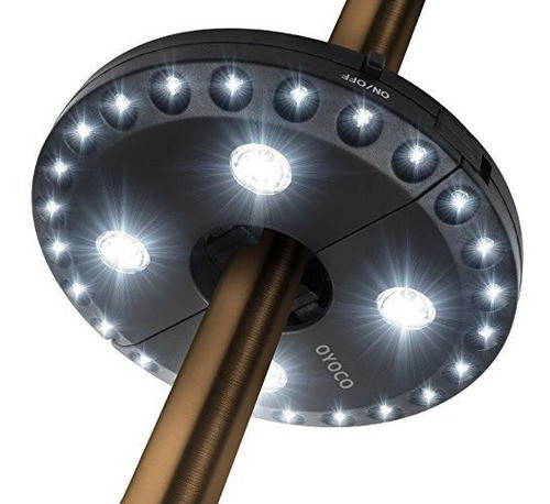 Luz De Sombrilla Para Patio Oyoco 3 Modos De Brillo Sin Cabl 0