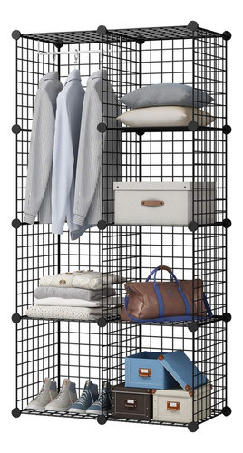 Estantería Modular Cubos Con Malla De Hierro Tu Hogar 0