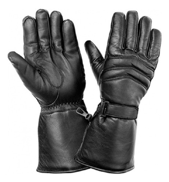 Guantes Para Moto De Cuero Invierno Largo 0