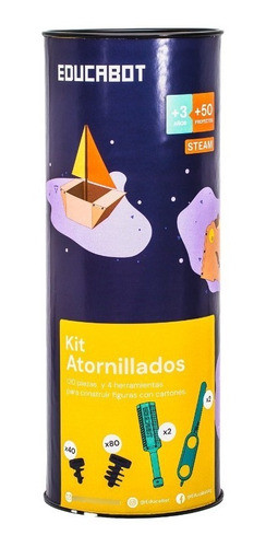 Juego Set Herramientas Didáctico Atornillados Ingenio 124pcs 0