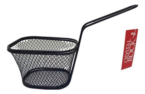 Mini Canasto Para Servir Papas Y Frituras Crystal Rock! 0