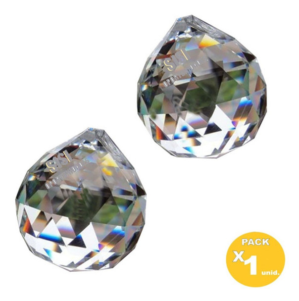 Cairel Esfera Bola Facetada Para Arañas 40 Mm De Cristal 0
