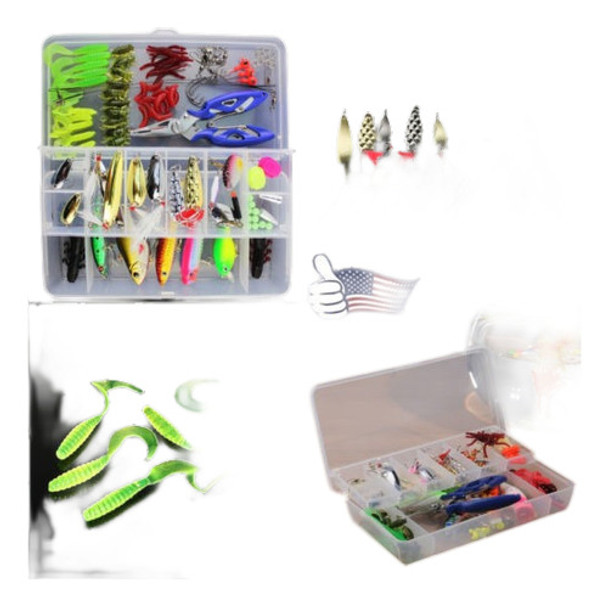 Muchas Clases De 101pcs De Pesca Señuelos Anzuelos Señuelos 0