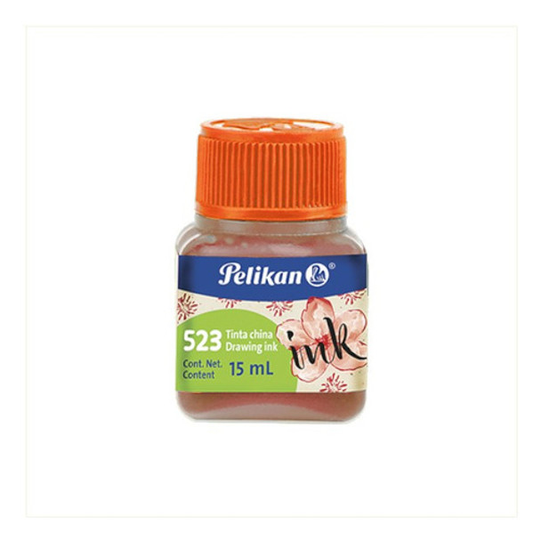 Tinta China De Dibujo | Colores | Pelikan | Naranja 0