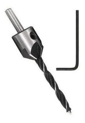 Mecha Madera Avellanador Biselador Tornillo Bremen 4 Mm 0
