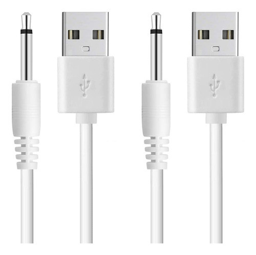 Batsoeasy Paquete De 2 Cables De Carga De Cc De Repuesto De 0