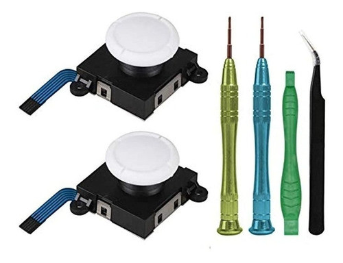 Paquete De 2 Joysticks Analogicos De Reemplazo 3d Para Nint 0