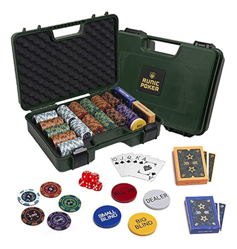 Runic Exclusivo Juego De Póquer De 300 Piezas, 0