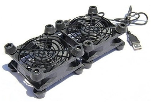 Ventilador Doble De La Caja Del Usb Del Rodamiento De Bol 0