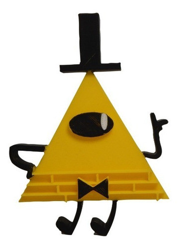Gravity Falls Bill Cipher Figura Muñeco 3d Pla Pixelados_ 0