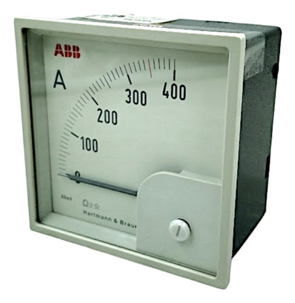 Amperimetro Abb Fm 96x96 0-400 6mv 0 Amperimetro Abb Fm 96x96 0-400 6mv 0