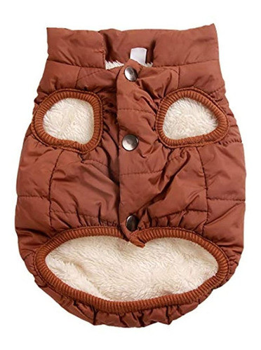 Joydaog Chaqueta De Perro Abrigada Con Forro Polar De 2 Capa 0