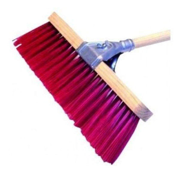 Cepillo Barrendero Rojo 340x65mm Reforzado Cabo 1654 -ynter 0